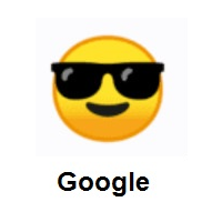 Cool Face: Smiling Face with Sunglasses on Google Android