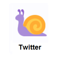 Snail on Twitter Twemoji