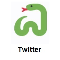 Snake on Twitter Twemoji