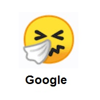 Sneezing Face on Google Android