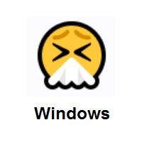Sneezing Face on Microsoft Windows