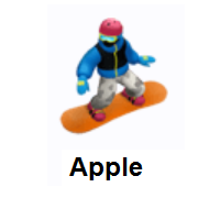 Snowboarder on Apple iOS