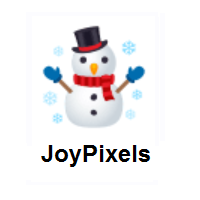 Snowman on JoyPixels