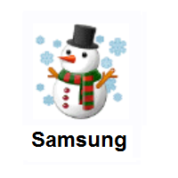 Snowman on Samsung