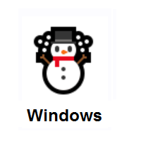 Snowman on Microsoft Windows