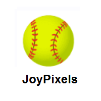 Softball on JoyPixels