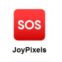 SOS Button on JoyPixels