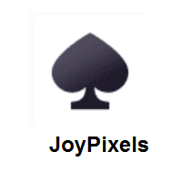 Spade Suit on JoyPixels