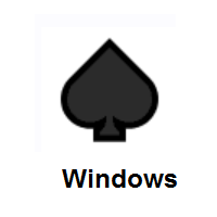 Spade Suit on Microsoft Windows