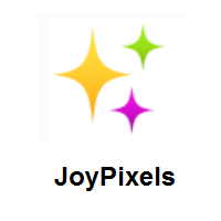 Sparkles on JoyPixels