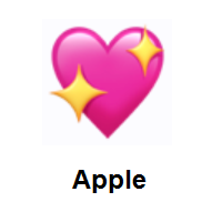 Sparkling Heart on Apple iOS
