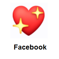 Sparkling Heart on Facebook