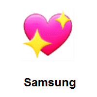 Sparkling Heart on Samsung