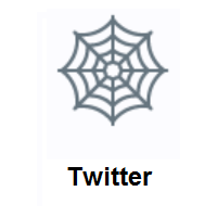 Spider Web on Twitter Twemoji
