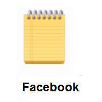 Spiral Notepad on Facebook