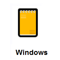 Spiral Notepad on Microsoft Windows