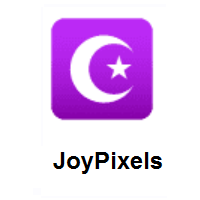 Star and Crescent on JoyPixels