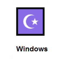 Star and Crescent on Microsoft Windows