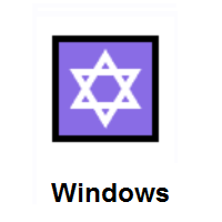 Star of David on Microsoft Windows