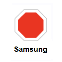 Stop Sign on Samsung