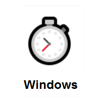 Stopwatch on Microsoft Windows