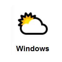 Cloud Cover: Sun Behind Cloud on Microsoft Windows