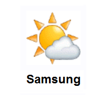 Sun Behind Small Cloud on Samsung