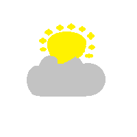 Sun Behind Small Cloud
