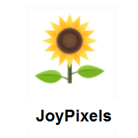 Sunflower on JoyPixels