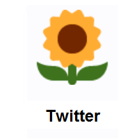 Sunflower on Twitter Twemoji
