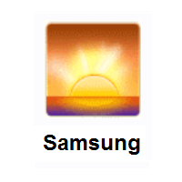 Sunrise on Samsung