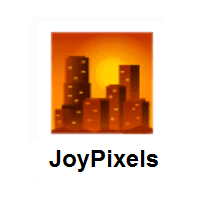 Sunset on JoyPixels