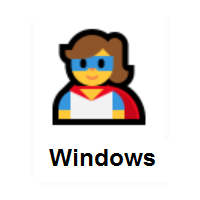 Superhero on Microsoft Windows