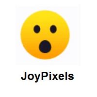 Surprised Face on JoyPixels