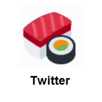 Sushi on Twitter Twemoji