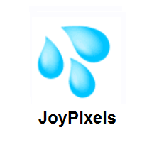 Sweat Droplets on JoyPixels