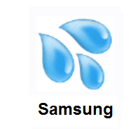 Sweat Droplets on Samsung
