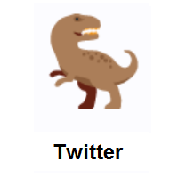 T-Rex on Twitter Twemoji