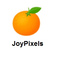 Tangerine on JoyPixels