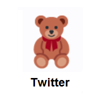 Teddy Bear on Twitter Twemoji