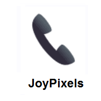 Handset: Telephone Receiver on JoyPixels
