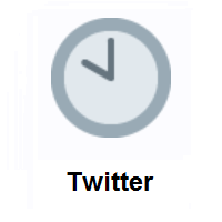 Ten O’clock on Twitter Twemoji