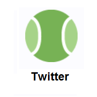 Tennis on Twitter Twemoji