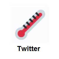 Thermometer on Twitter Twemoji