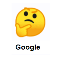 Thinking Face on Google Android