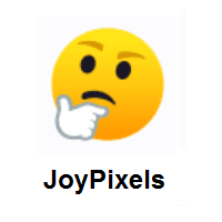 Thinking Face on JoyPixels
