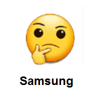 Thinking Face on Samsung
