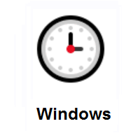 Three O’clock on Microsoft Windows