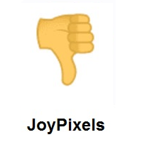 Thumbs Down on JoyPixels