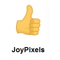 Thumbs Up on JoyPixels